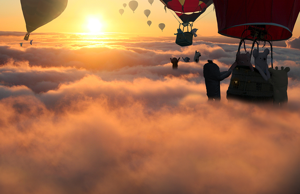 フモ雲の気球レース